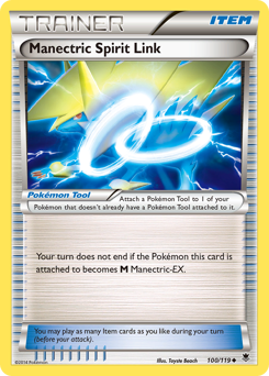 Manectric Spirit Link #100 Manectric Spirit Link - Phantom Forces - #100 - Pokemon TCG card