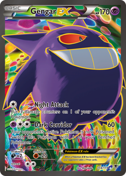 Gengar-EX #114 Gengar-EX - Phantom Forces - #114 - Pokemon TCG card