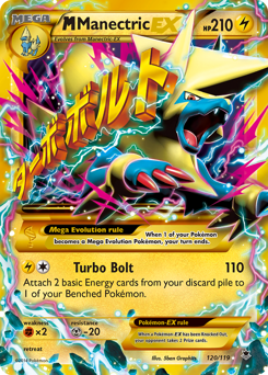 M Manectric-EX #120 M Manectric-EX - Phantom Forces - #120 - Pokemon TCG card