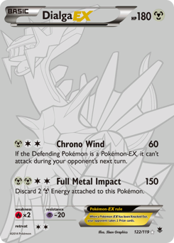 Dialga-EX - Phantom Forces - #122 - Pokemon TCG card
