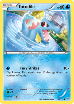 Totodile - Phantom Forces - #15 - Pokemon TCG card