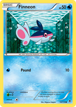 Finneon - Phantom Forces - #18 - Pokemon TCG card