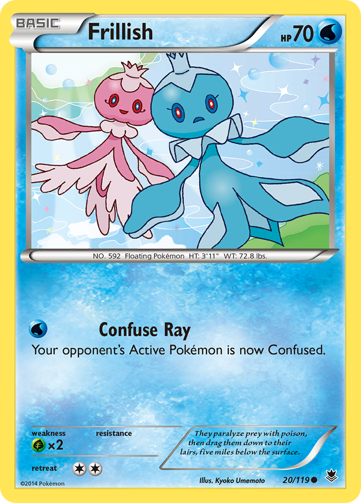 Frillish - Phantom Forces - #20 - Pokemon TCG card