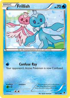 Frillish #20 Frillish - Phantom Forces - #20 - Pokemon TCG card