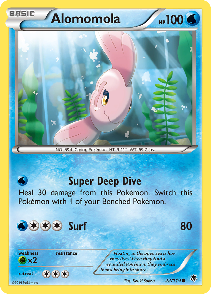 Alomomola - Phantom Forces - #22 - Pokemon TCG card