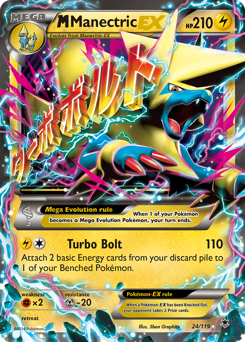 M Manectric-EX #24 M Manectric-EX - Phantom Forces - #24 - Pokemon TCG card