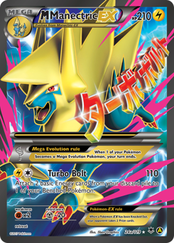 M Manectric-EX #24a M Manectric-EX - Phantom Forces - #24a - Pokemon TCG card
