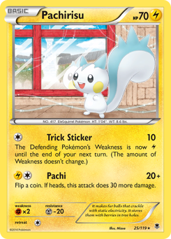 Pachirisu #25 Pachirisu - Phantom Forces - #25 - Pokemon TCG card