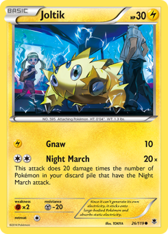 Joltik - Phantom Forces - #26 - Pokemon TCG card