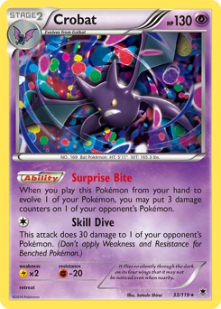 Crobat - Phantom Forces - #33 - Pokemon TCG card