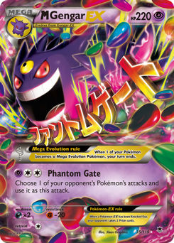 M Gengar-EX #35 M Gengar-EX - Phantom Forces - #35 - Pokemon TCG card