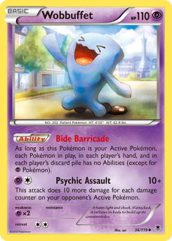 Wobbuffet - Phantom Forces - #36 - Pokemon TCG card