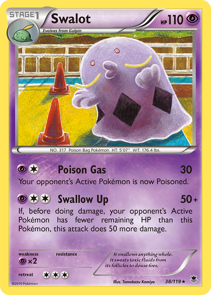 Swalot - Phantom Forces - #38 - Pokemon TCG card