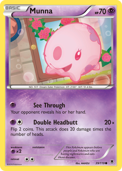 Munna - Phantom Forces - #39 - Pokemon TCG card