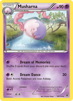 Musharna #40 Musharna - Phantom Forces - #40 - Pokemon TCG card