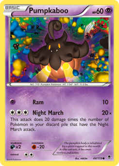 Pumpkaboo #44 Pumpkaboo - Phantom Forces - #44 - Pokemon TCG card