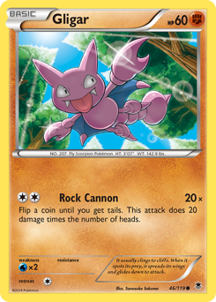 Gligar - Phantom Forces - #46 - Pokemon TCG card