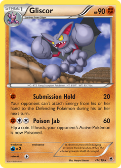Gliscor - Phantom Forces - #47 - Pokemon TCG card