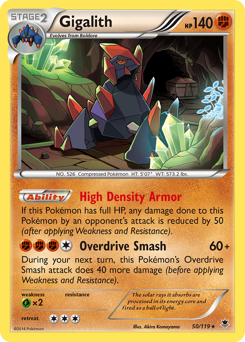 Gigalith #50 Gigalith - Phantom Forces - #50 - Pokemon TCG card