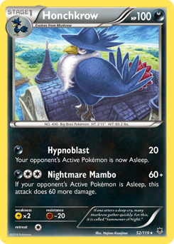 Honchkrow - Phantom Forces - #52 - Pokemon TCG card