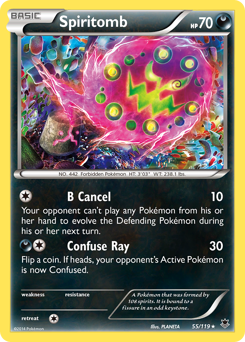 Spiritomb - Phantom Forces - #55 - Pokemon TCG card