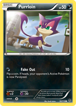 Purrloin #56 Purrloin - Phantom Forces - #56 - Pokemon TCG card