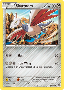 Skarmory - Phantom Forces - #59 - Pokemon TCG card
