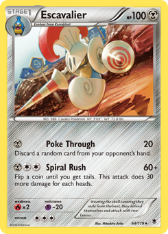 Escavalier #64 Escavalier - Phantom Forces - #64 - Pokemon TCG card