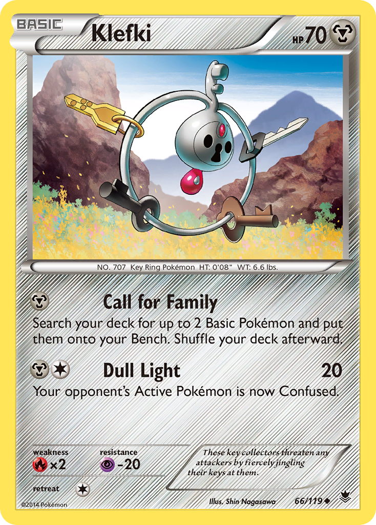 Klefki - Phantom Forces - #66 - Pokemon TCG card