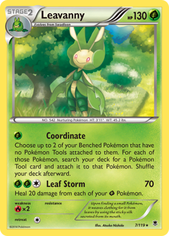 Leavanny #7 Leavanny - Phantom Forces - #7 - Pokemon TCG card
