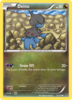 Deino - Phantom Forces - #72 - Pokemon TCG card