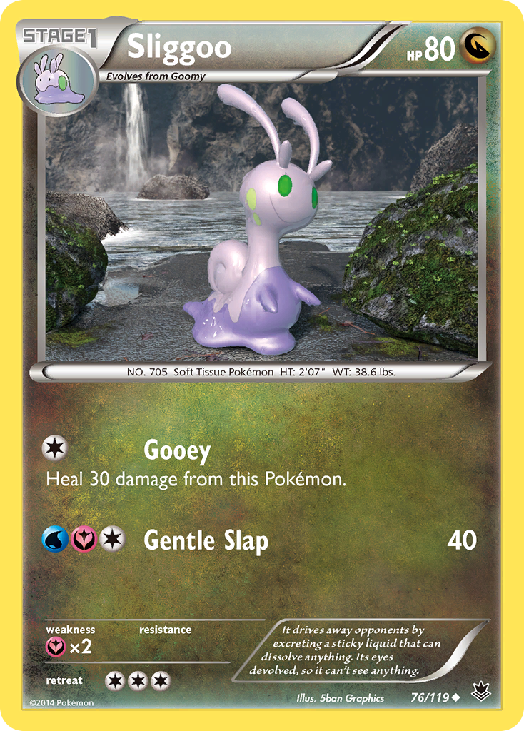 Sliggoo - Phantom Forces - #76 - Pokemon TCG card