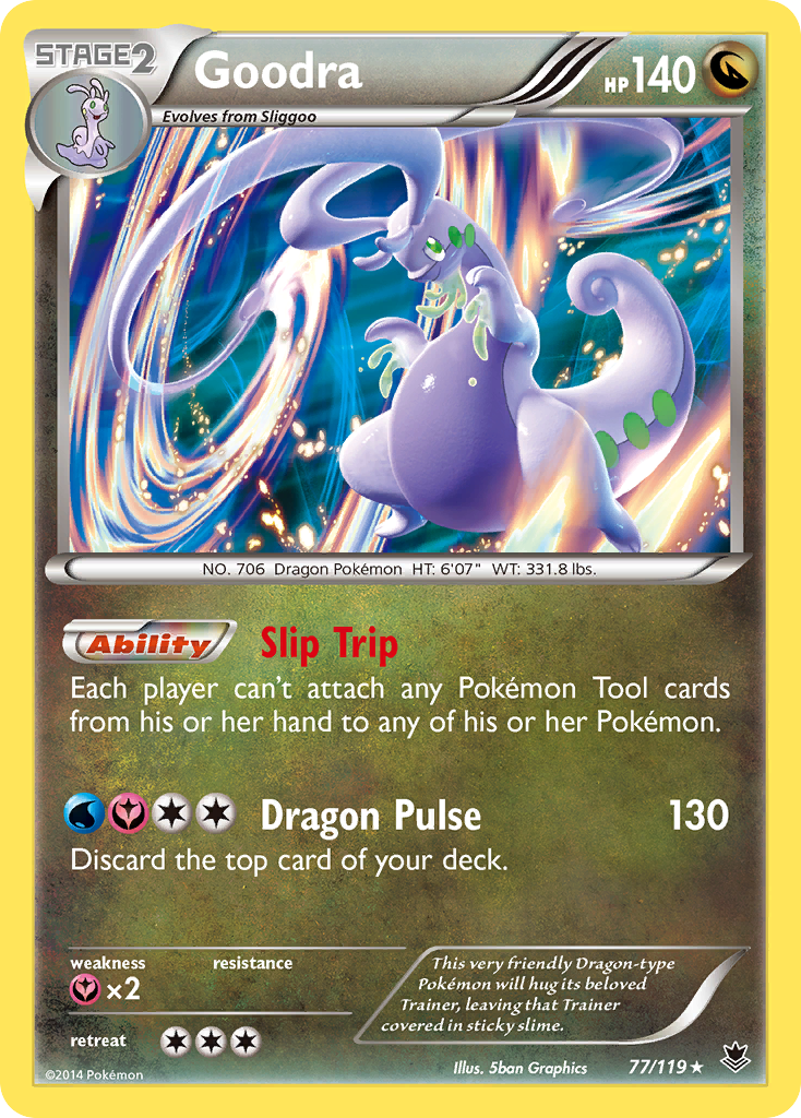 Goodra - Phantom Forces - #77 - Pokemon TCG card