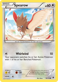 Spearow - Phantom Forces - #78 - Pokemon TCG card