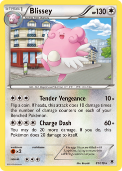 Blissey - Phantom Forces - #81 - Pokemon TCG card