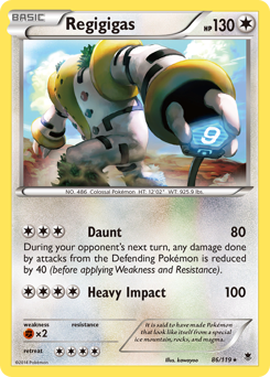 Regigigas #86 Regigigas - Phantom Forces - #86 - Pokemon TCG card