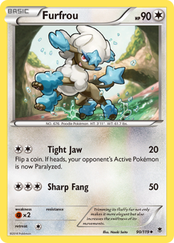 Furfrou #90 Furfrou - Phantom Forces - #90 - Pokemon TCG card