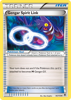 Gengar Spirit Link #95 Gengar Spirit Link - Phantom Forces - #95 - Pokemon TCG card