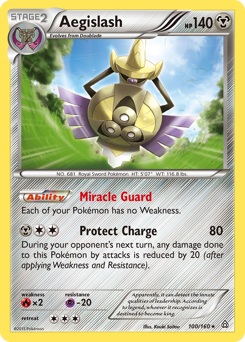 Aegislash - Primal Clash - #100 - Pokemon TCG card