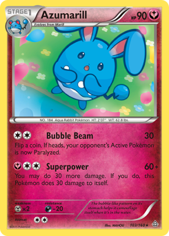 Azumarill - Primal Clash - #103 - Pokemon TCG card