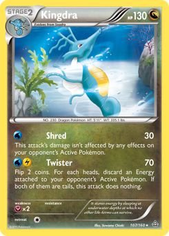 Kingdra - Primal Clash - #107 - Pokemon TCG card