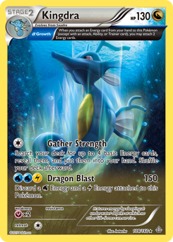 Kingdra - Primal Clash - #108 - Pokemon TCG card
