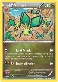 Vibrava #109 Vibrava - Primal Clash - #109 - Pokemon TCG card