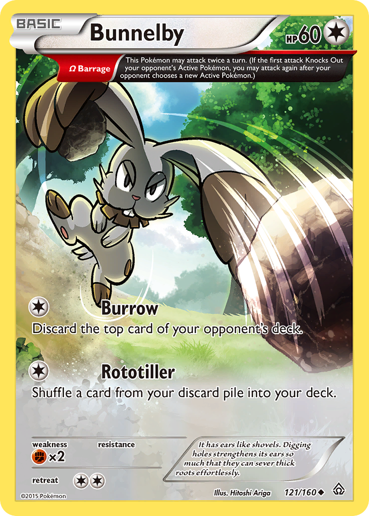Bunnelby - Primal Clash - #121 - Pokemon TCG card