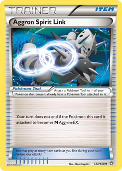 Aggron Spirit Link #123 Aggron Spirit Link - Primal Clash - #123 - Pokemon TCG card
