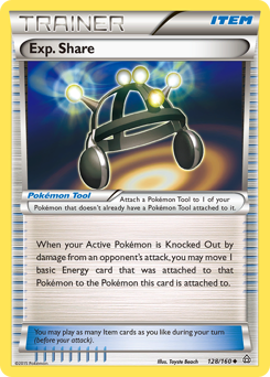 Exp. Share - Primal Clash - #128 - Pokemon TCG card