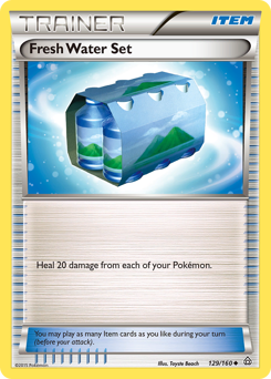 Fresh Water Set - Primal Clash - #129 - Pokemon TCG card