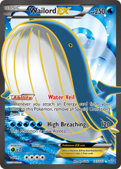 Wailord-EX #147 Wailord-EX - Primal Clash - #147 - Pokemon TCG card