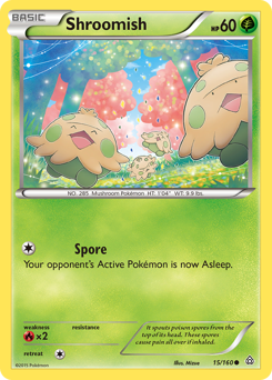 Shroomish #15 Shroomish - Primal Clash - #15 - Pokemon TCG card