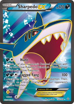 Sharpedo-EX #152 Sharpedo-EX - Primal Clash - #152 - Pokemon TCG card
